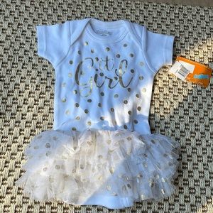 NEW “It Girl” baby onesie with tutu